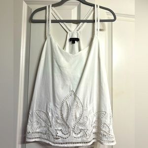 Banana Republic White Spring/Summer Top